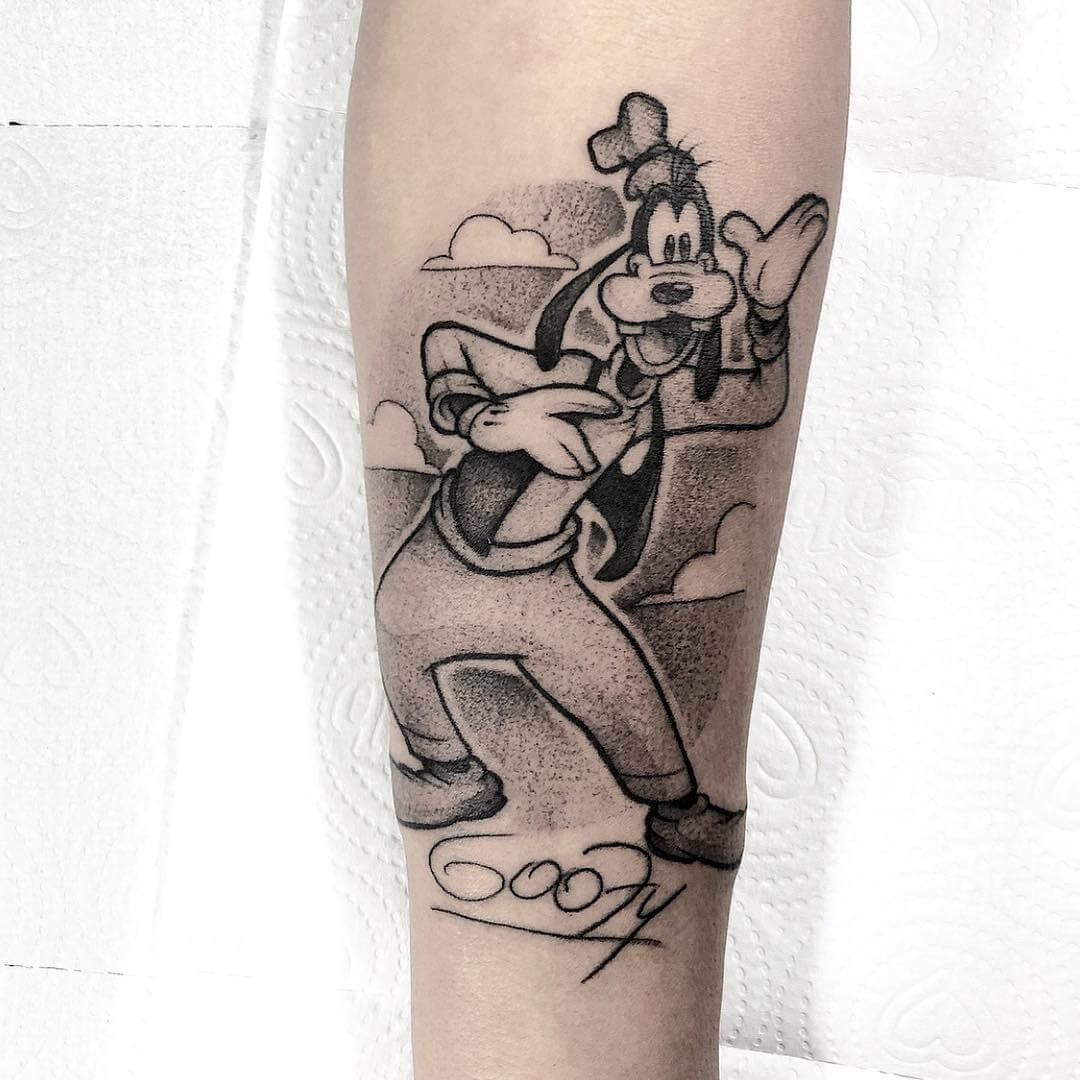 Disney Goofy tattoo